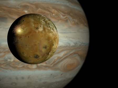 An image of the planet Jupiter