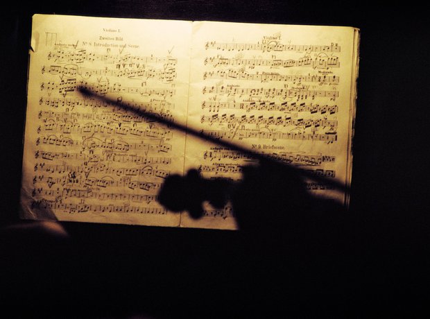 music manuscript violin