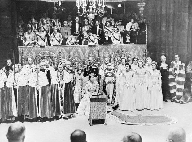 Queen Elizabeth II coronation 1952