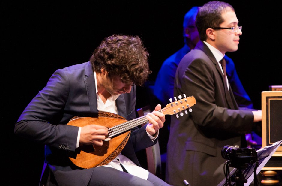 Mahan Esfahani and Avi Avital at the Bristol Proms