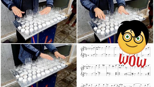 Harry Potter glass harp