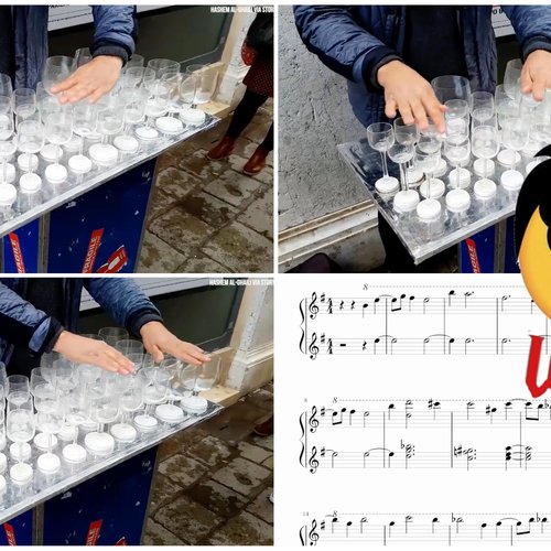 Harry Potter glass harp