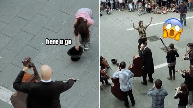 Orchestral flashmob Ode to Joy
