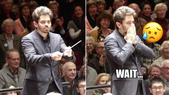 Orchestra pranks conductor with 'happy birthday'