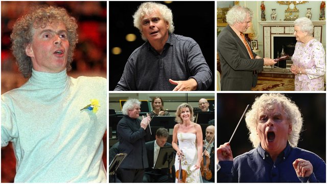 simon rattle iconic photos